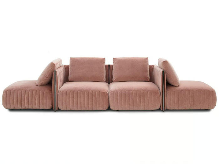 METIS - Sectional sofa with removable cover _ Saba Italia